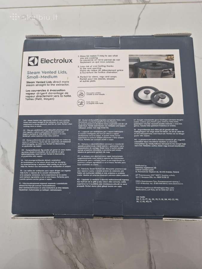 Electrolux garų nukreipimo dangčiai mažas, vidutin - nuotraukos Nr. 4