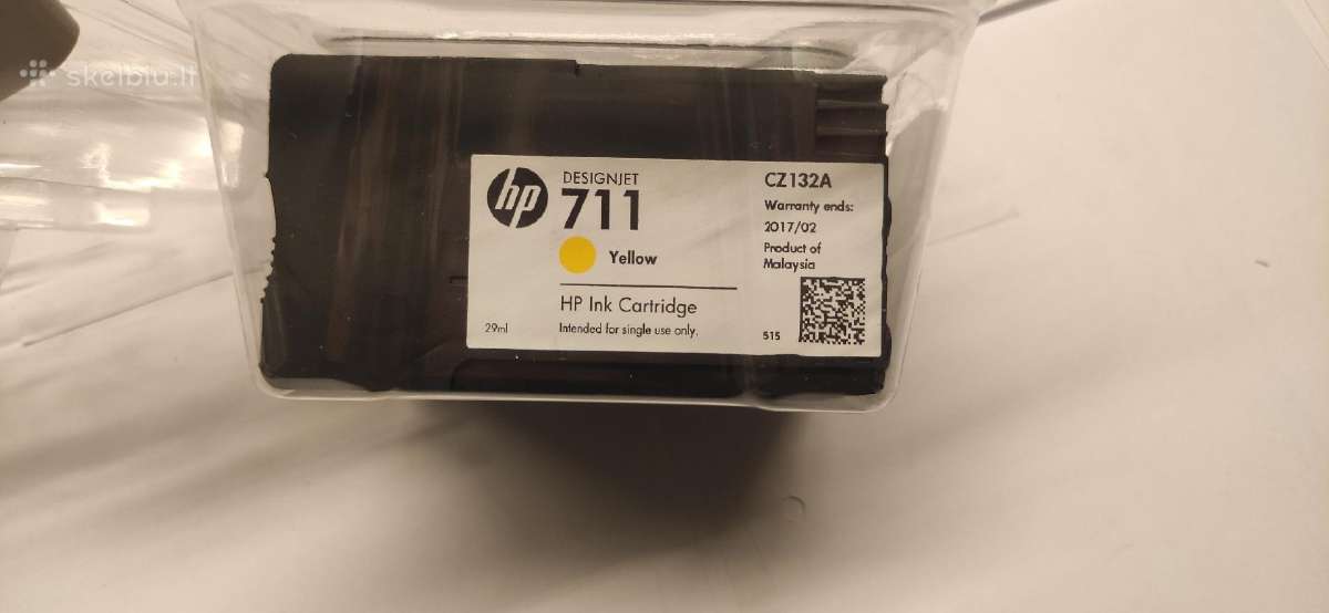 Rašalinio spausdintuvo kasetė Hp 711 - nuotraukos Nr. 2
