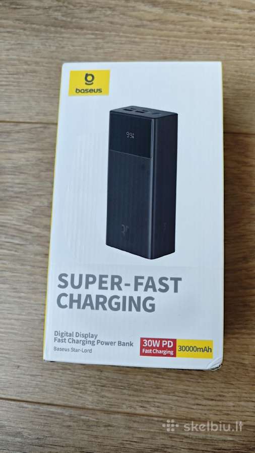 Išorinė baterija Baseus Lipo 30000mah 30w - nuotraukos Nr. 6