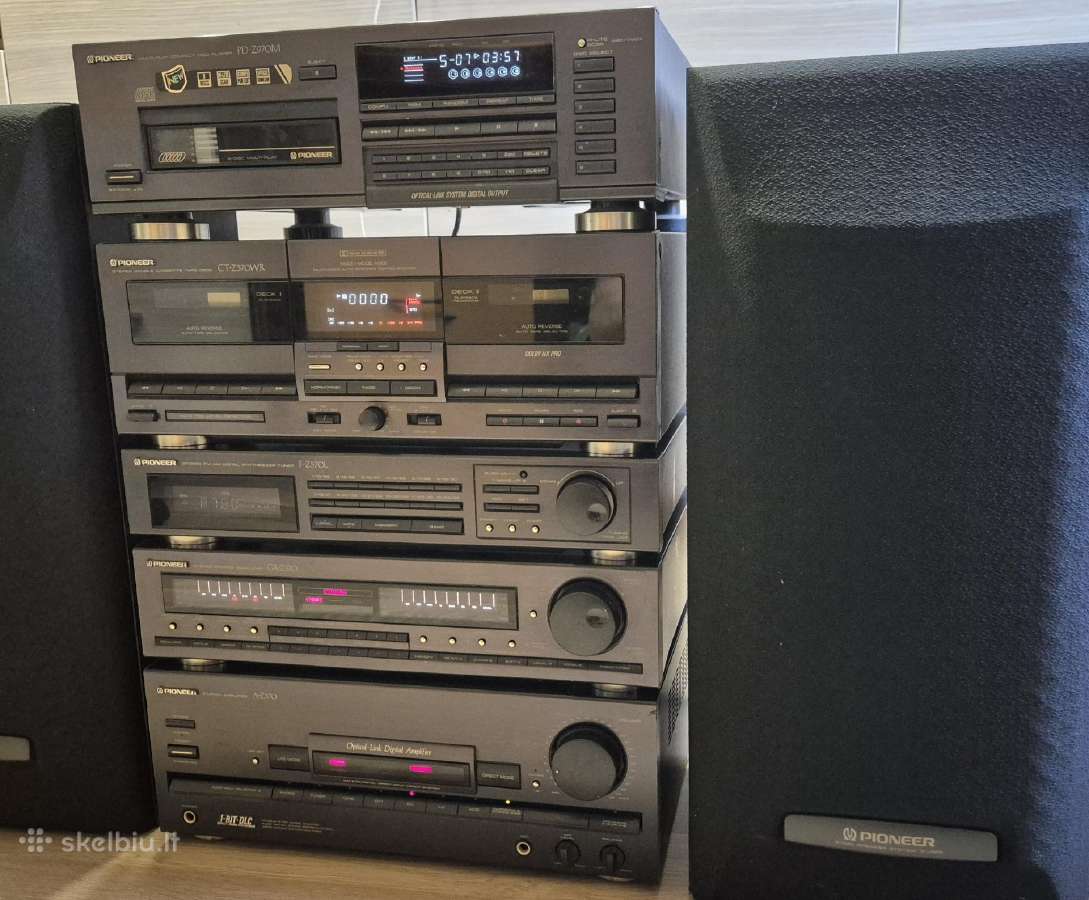 Pioneer A-z370 audio sistema su kolonėlėmis