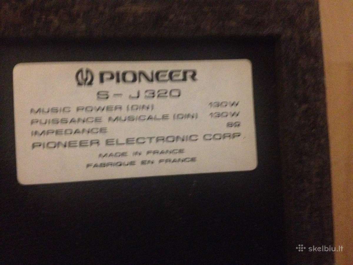 Pioneer A-z370 audio sistema su kolonėlėmis - nuotraukos Nr. 5