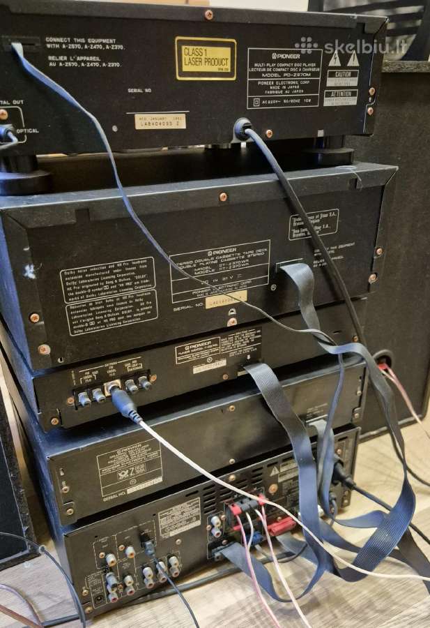 Pioneer A-z370 audio sistema su kolonėlėmis - nuotraukos Nr. 6