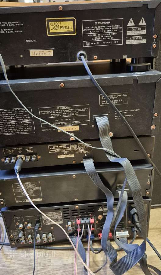 Pioneer A-z370 audio sistema su kolonėlėmis - nuotraukos Nr. 8