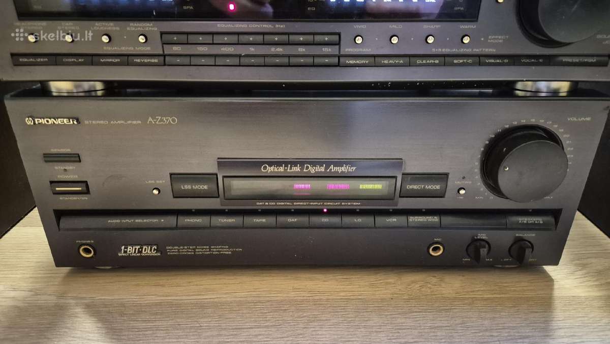 Pioneer A-z370 audio sistema su kolonėlėmis - nuotraukos Nr. 19