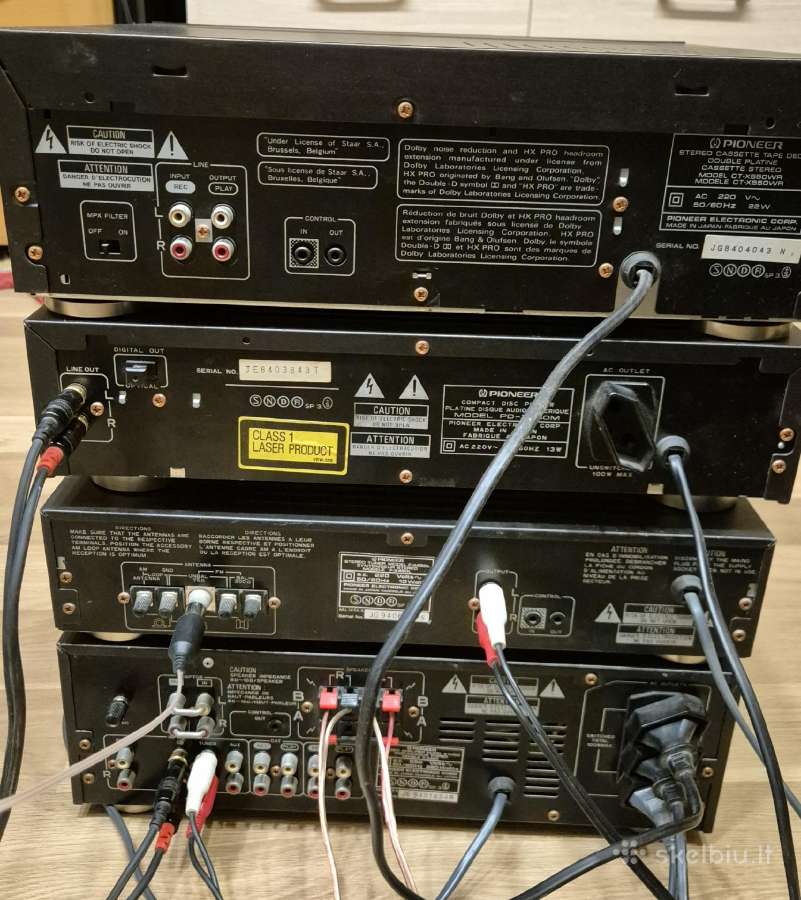 Pioneer A-x450 audio sistema - nuotraukos Nr. 2