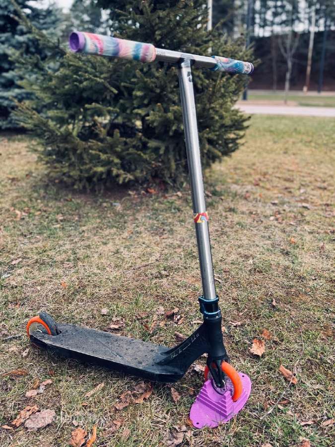 Custom triukinis paspirtukas