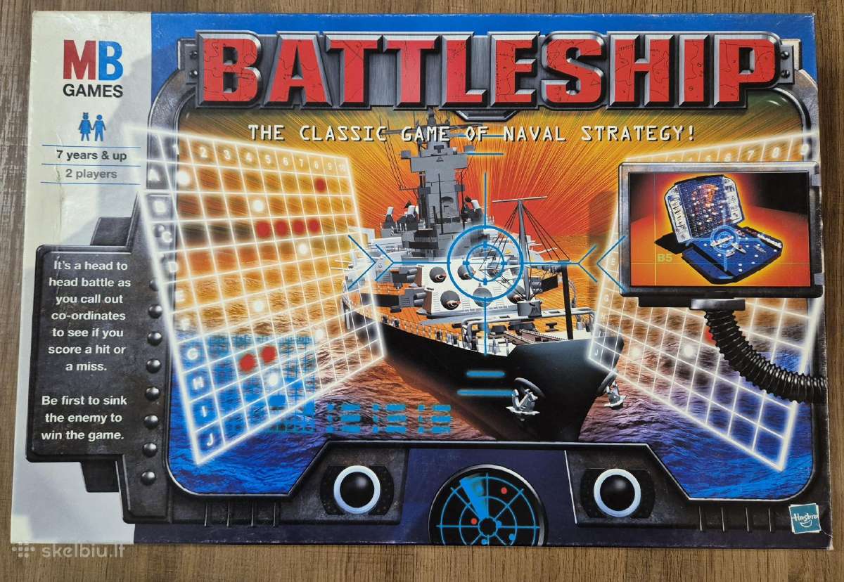 Battleship stalo žaidimas