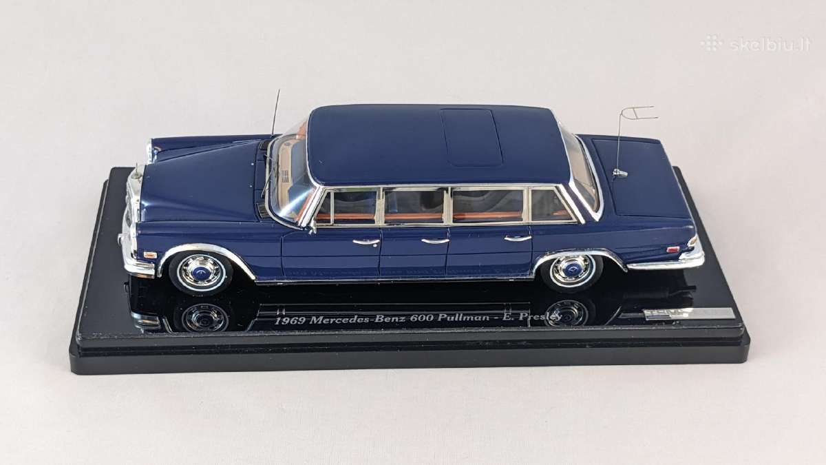 1/43 modeliukai MB 600 W100 pullman 1969 E.presley - nuotraukos Nr. 6