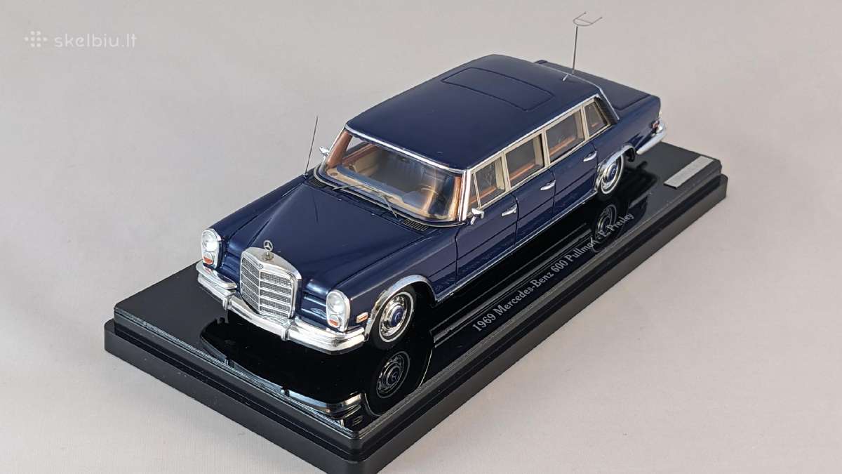 1/43 modeliukai MB 600 W100 pullman 1969 E.presley - nuotraukos Nr. 7