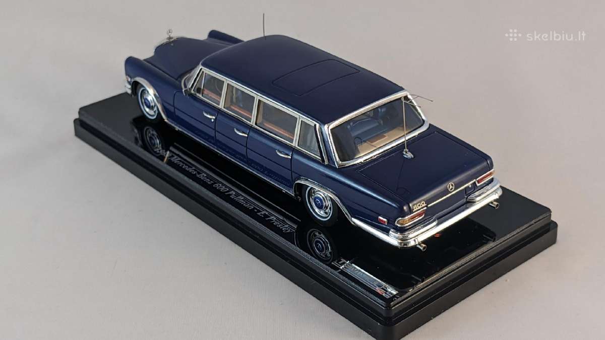 1/43 modeliukai MB 600 W100 pullman 1969 E.presley - nuotraukos Nr. 8