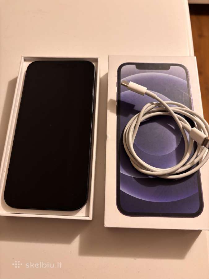 iPhone 12, 64gb, 97% baterija, su dėžute