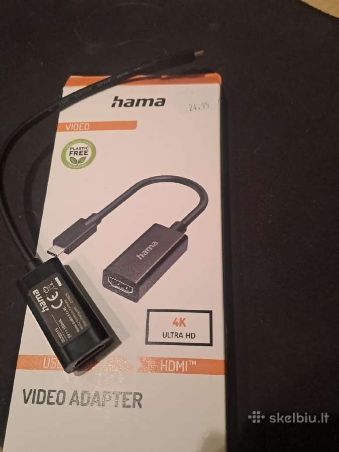 Usb-c To Hdmi Naujas Su Garantiniu.