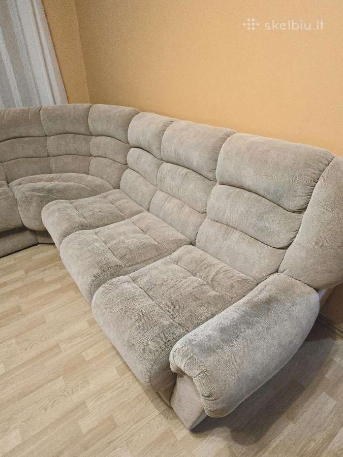 Parduodamas didelis minkštas kampas 3m ir 2,5m - nuotraukos Nr. 4
