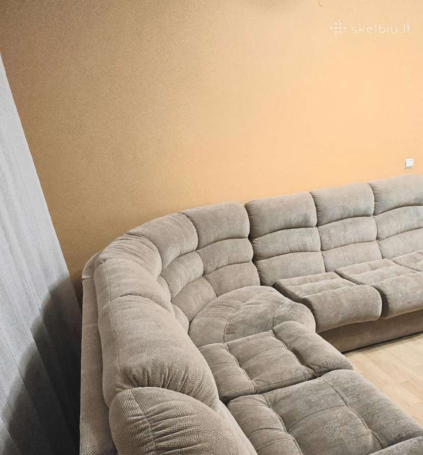 Parduodamas didelis minkštas kampas 3m ir 2,5m - nuotraukos Nr. 2