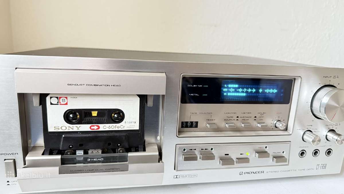 Kasetine deka Pioneer Ct-f850 - nuotraukos Nr. 4