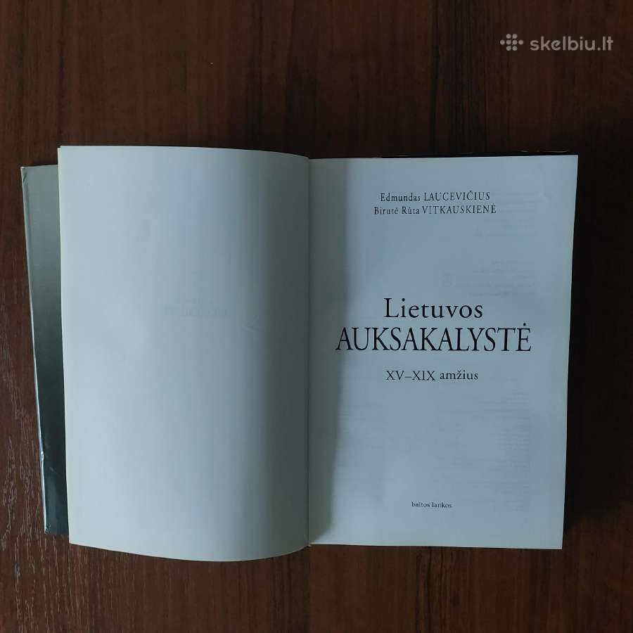 Katalogas - Lietuvos auksakalystė XV - XIX amž. - nuotraukos Nr. 4