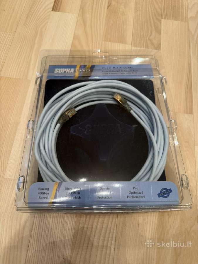 Supra cat 8 network patch cable - nuotraukos Nr. 2
