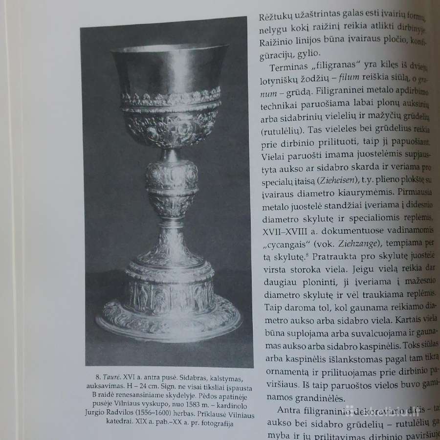 Katalogas - Lietuvos auksakalystė XV - XIX amž. - nuotraukos Nr. 8