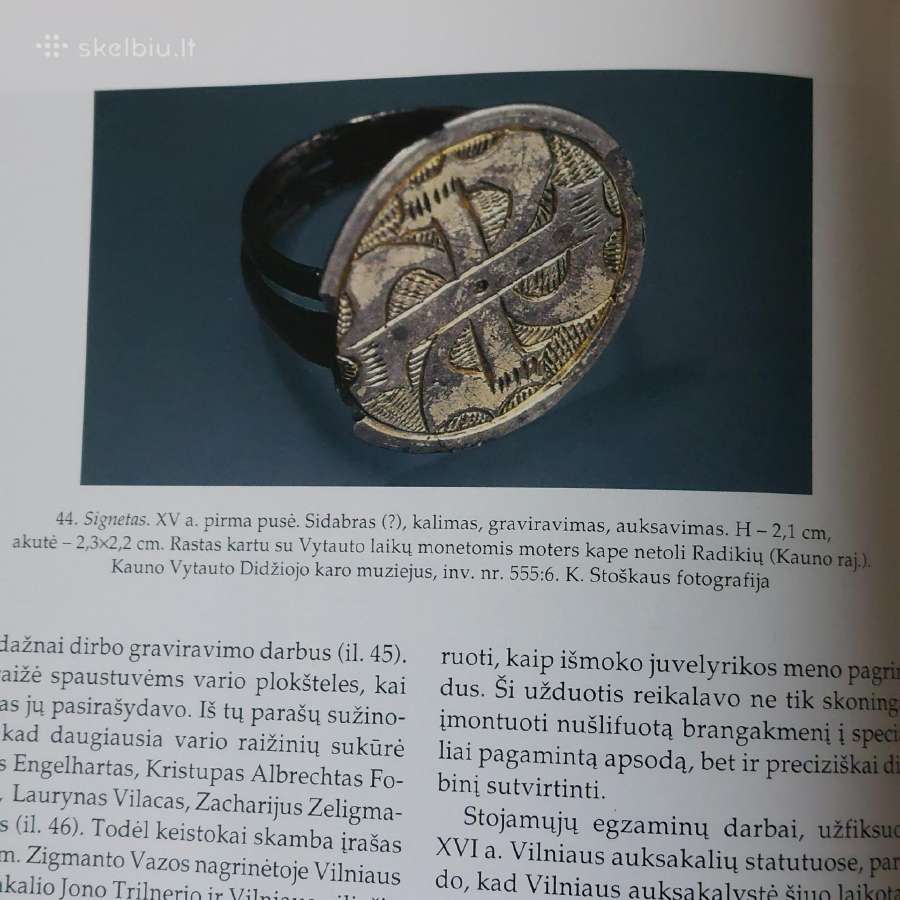 Katalogas - Lietuvos auksakalystė XV - XIX amž. - nuotraukos Nr. 12