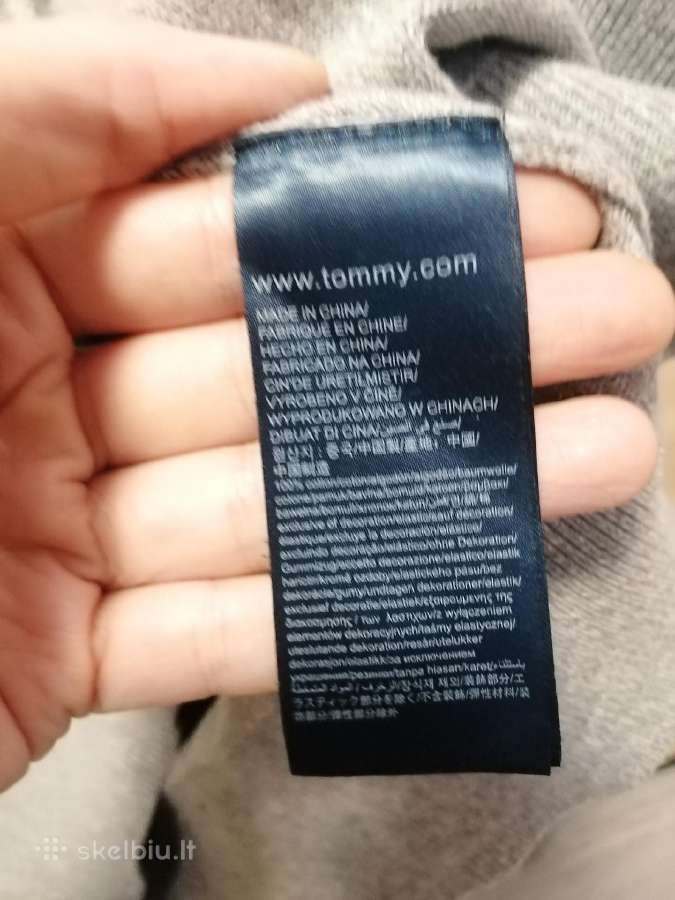 Tommy Hilfiger pilkas megztukas M - nuotraukos Nr. 4