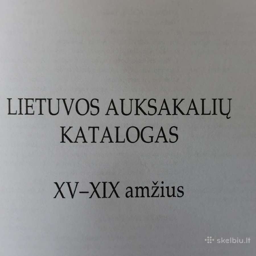 Katalogas - Lietuvos auksakalystė XV - XIX amž. - nuotraukos Nr. 32