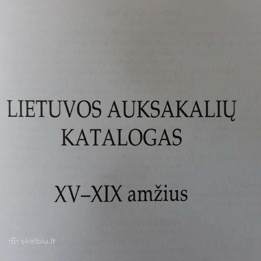 Katalogas - Lietuvos auksakalystė XV - XIX amž. - nuotraukos Nr. 33