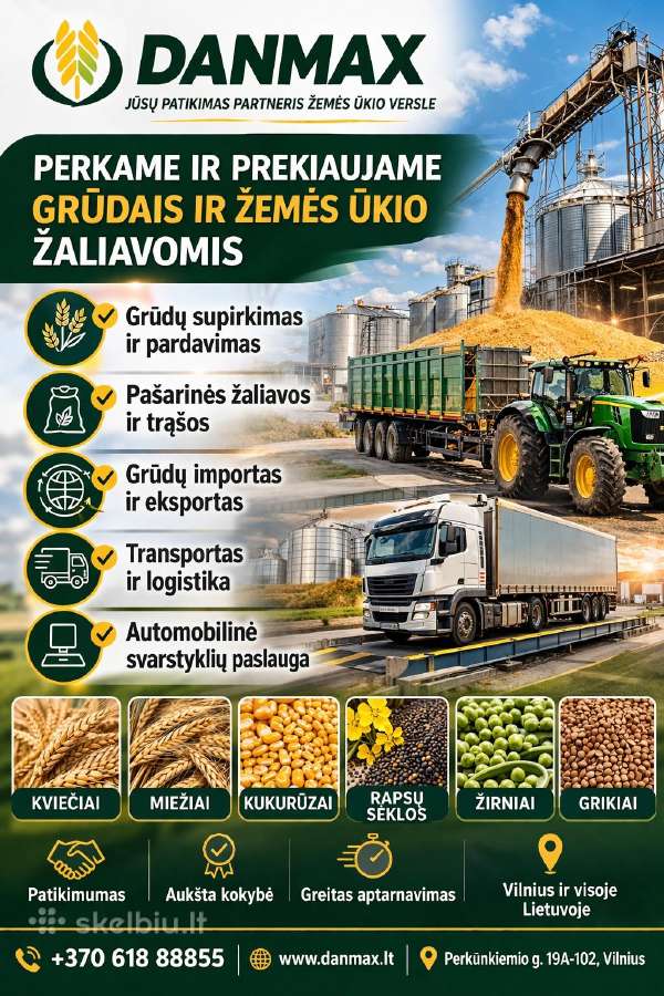 Superkame Grūdus, Grikius ,parduodame-kalkės.