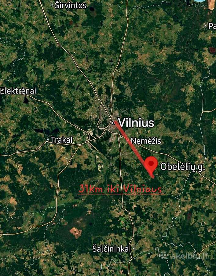 Sodo Namas Šalia Miško, Rami Vieta Netoli Vilniaus