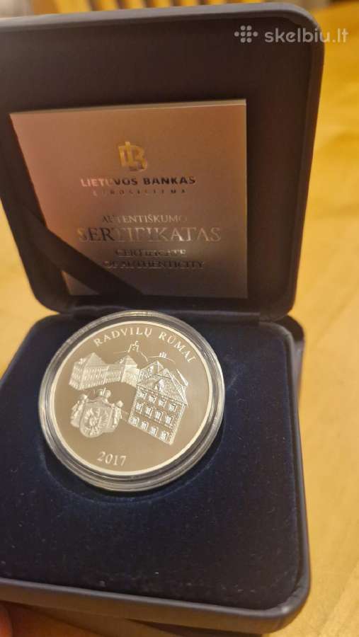 2017m. 20 Eur moneta Radvilų rūmams