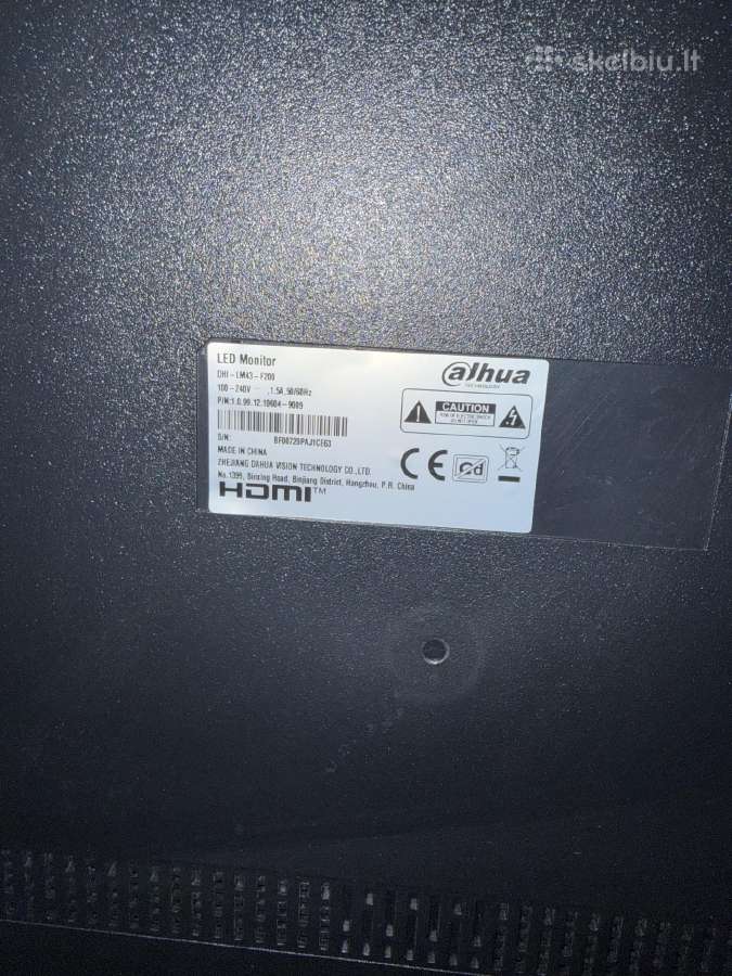Reklaminis monitorius 43 coliai Dahua - nuotraukos Nr. 3