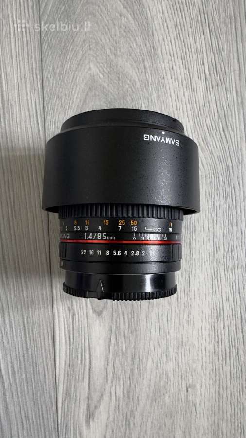 Samyang Mf 85mm f/1.4 Sony A jungtis
