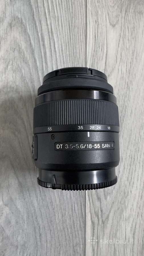 Sony Sal 3,5-5,6/18-55 DT Sam II, Sony A jungčiai