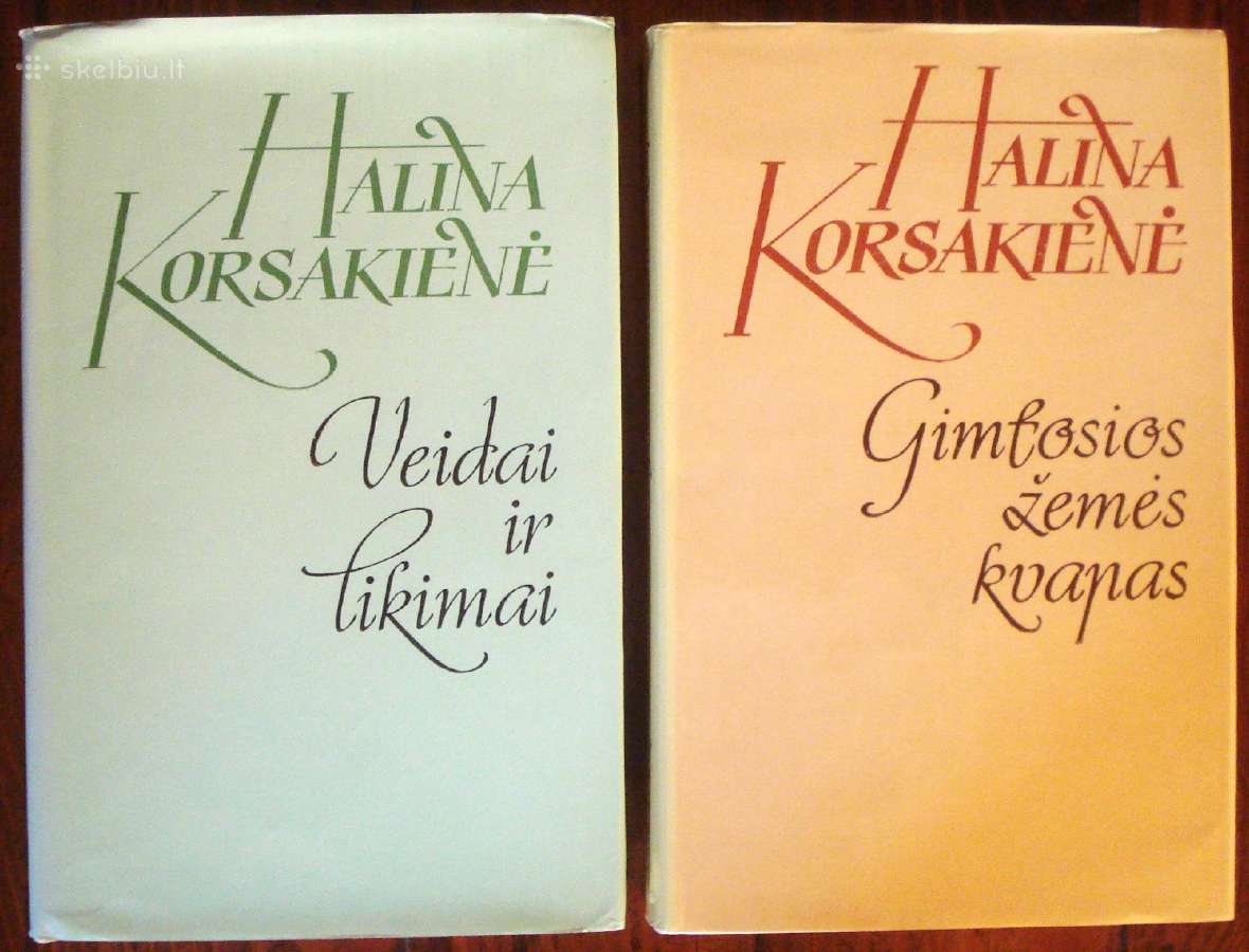 Halina Korsakienė Dvi knygos
