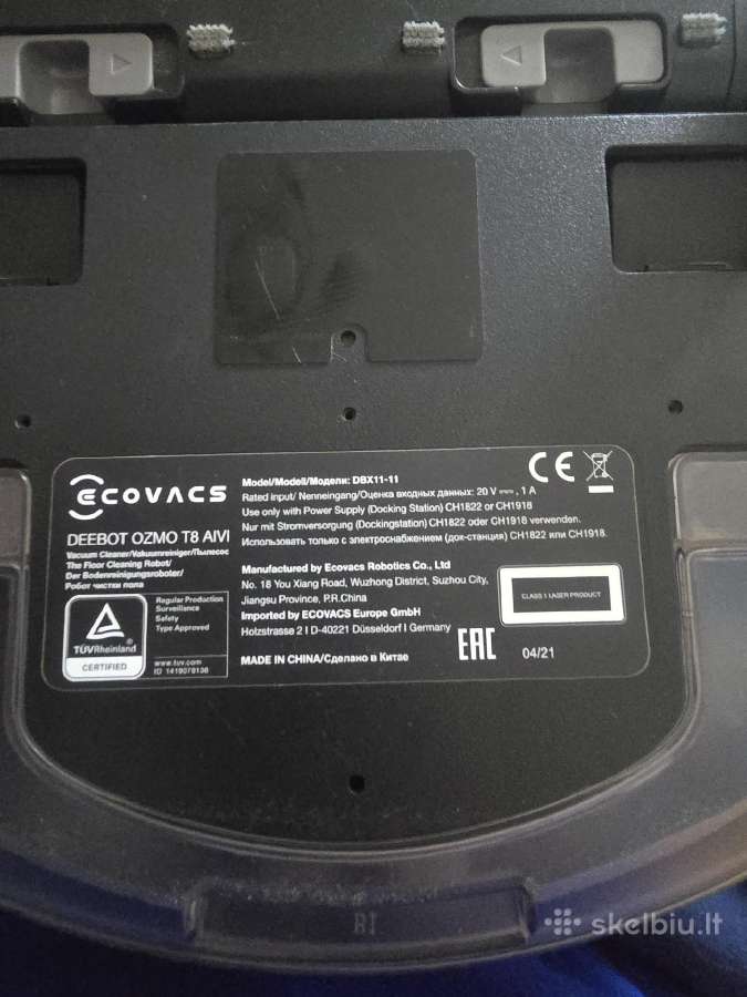 Ecovacs Deebot Ozmo T8 Aivi - nuotraukos Nr. 3