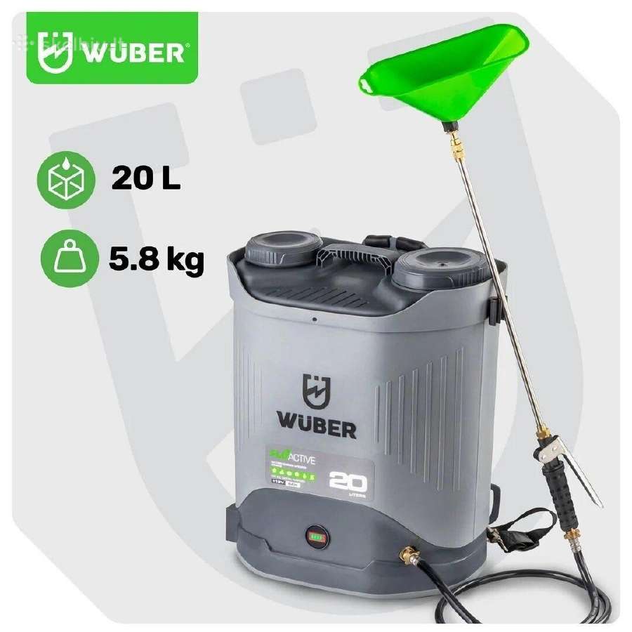 Akumuliatoriniai purkštuvai 5l, 8l, 16l, 20l Wuber - nuotraukos Nr. 10