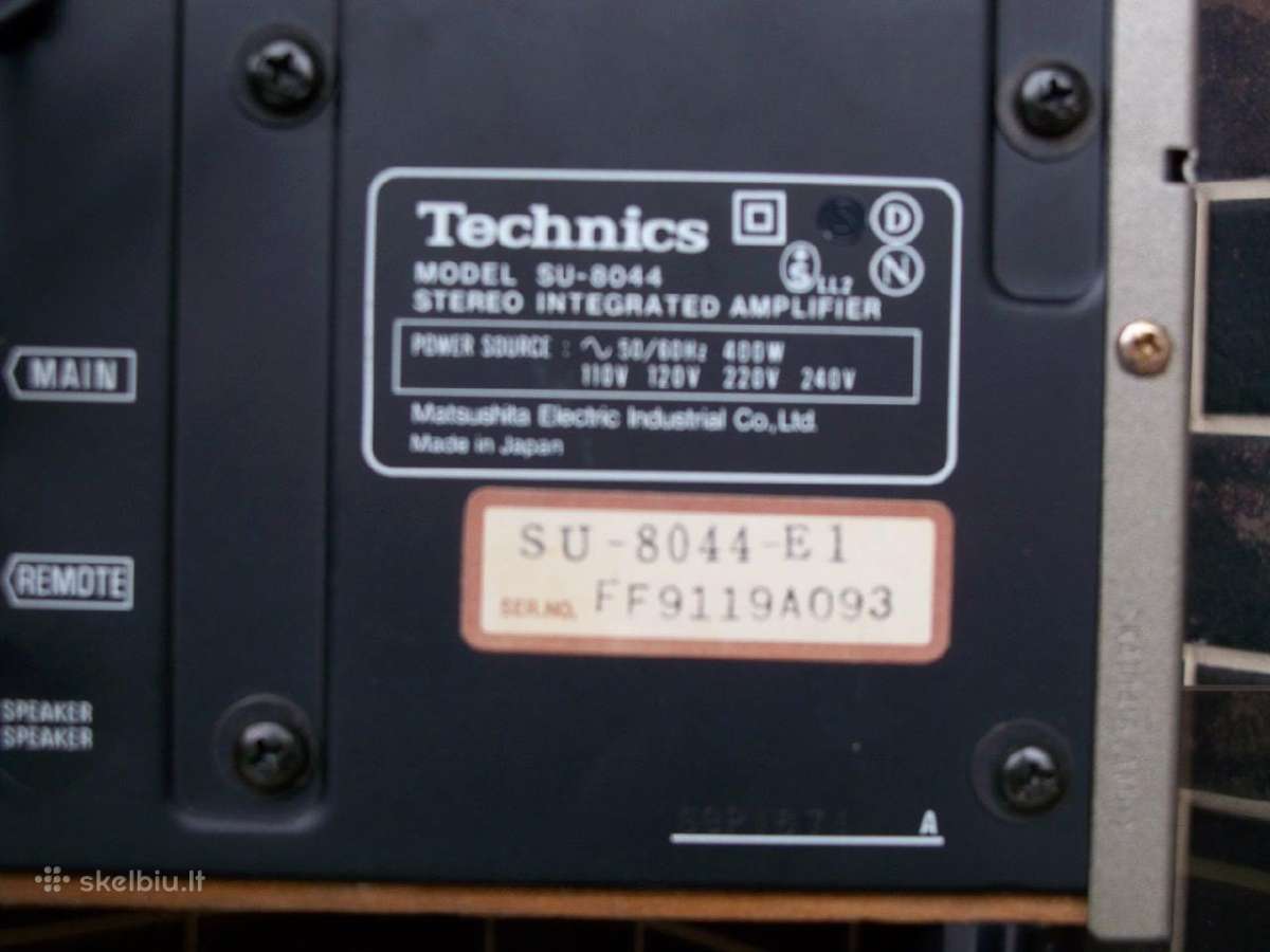 Technics Su- V2a. Sv,st-8044, z22. Su-a800. - nuotraukos Nr. 24