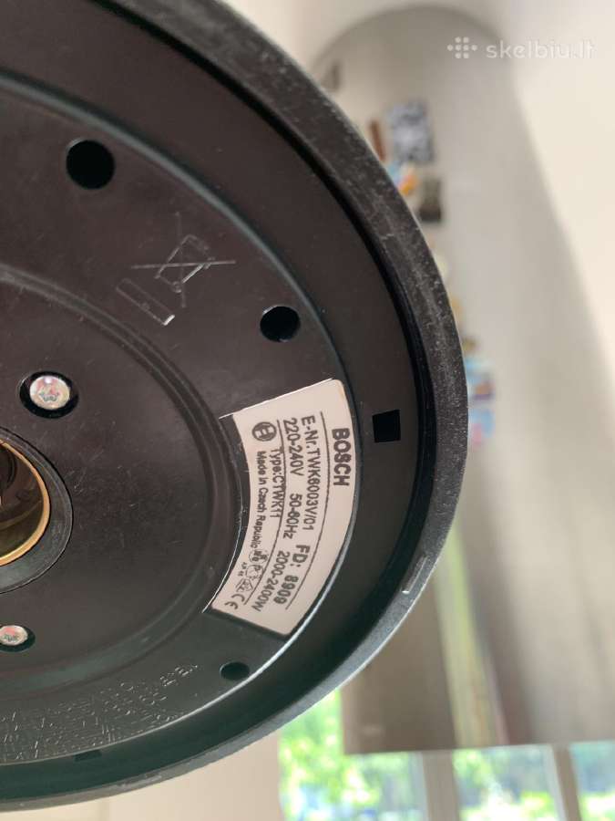 Veikiantis elektrinis bosch virdulys 1.7l talpos - nuotraukos Nr. 4