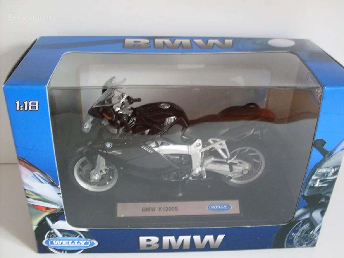Motociklas Bmw K1200s 1:18 - nuotraukos Nr. 6