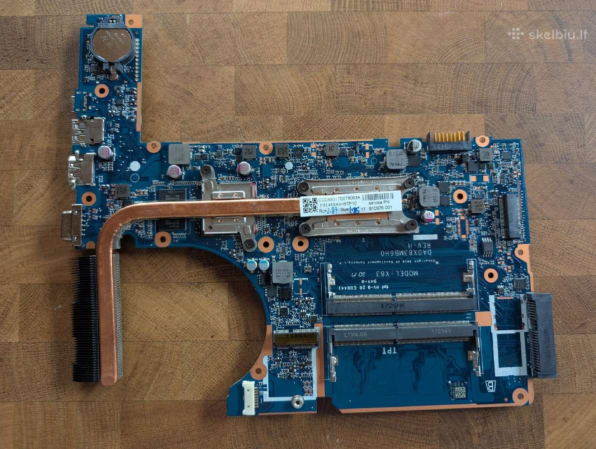 Hp Probook 470 G4 Motininė Plokštė su aušintuvu - nuotraukos Nr. 4