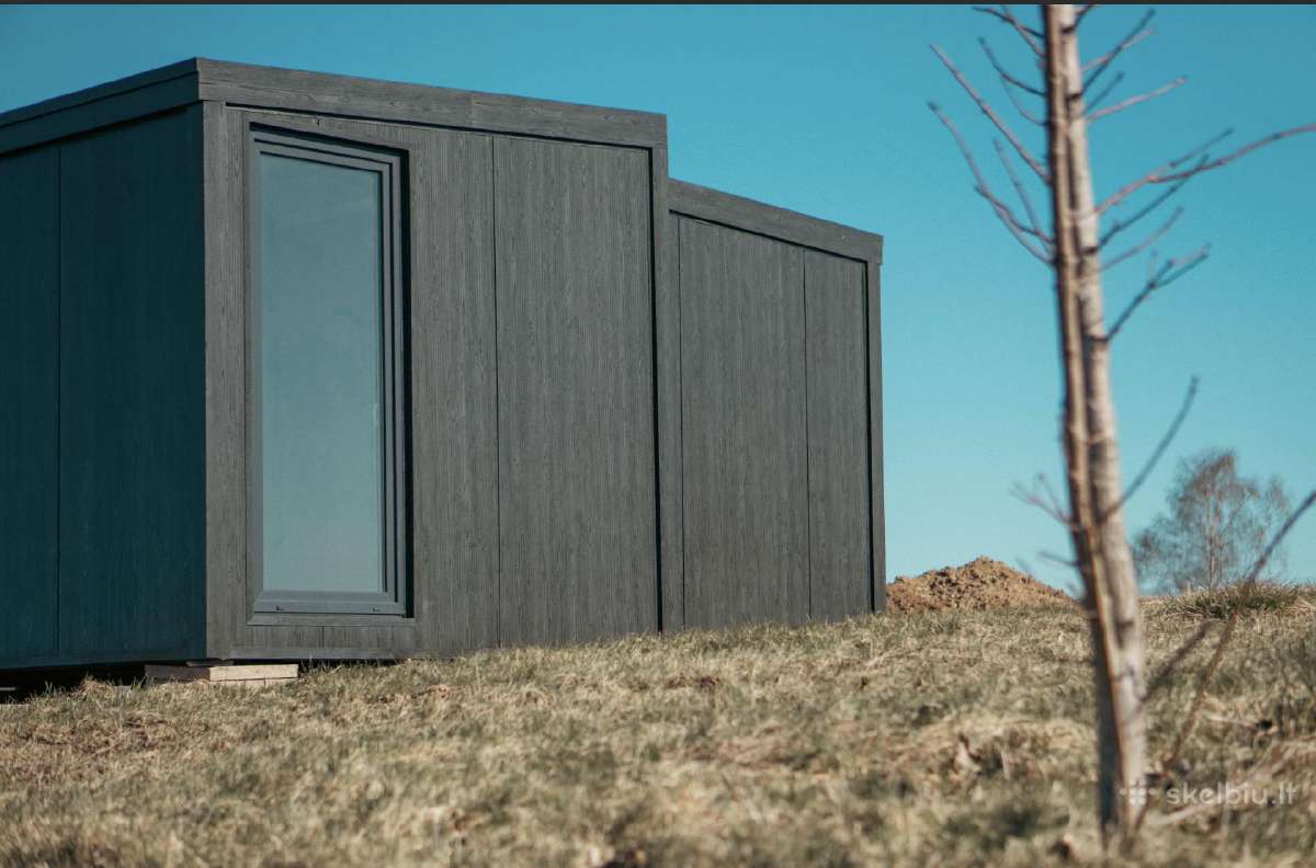 Modernus 2-jų Modulių Namelis Jūsų Poilsiui Sklype