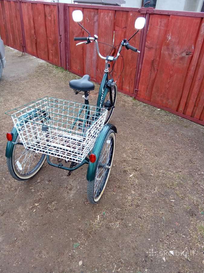 Sulankstomas triratis su įmontuotu el. kompletktu - nuotraukos Nr. 2