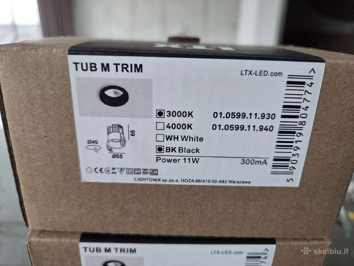 Nauji LED šviestuvai Ltx -LED, 4vnt - nuotraukos Nr. 2