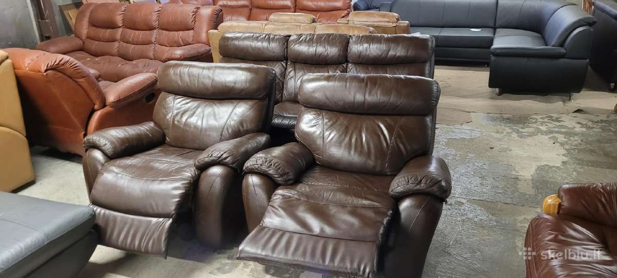 Nauji ir Naudoti Odiniai Baldai kampas sofa lova - nuotraukos Nr. 12