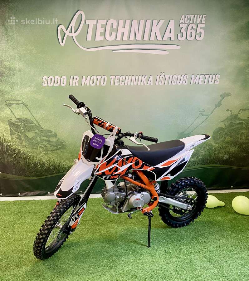Vaikiškas Krosinis Motociklas Kayo Tt125