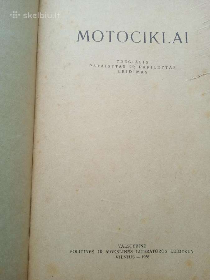 Knyga "Motociklai" - nuotraukos Nr. 2