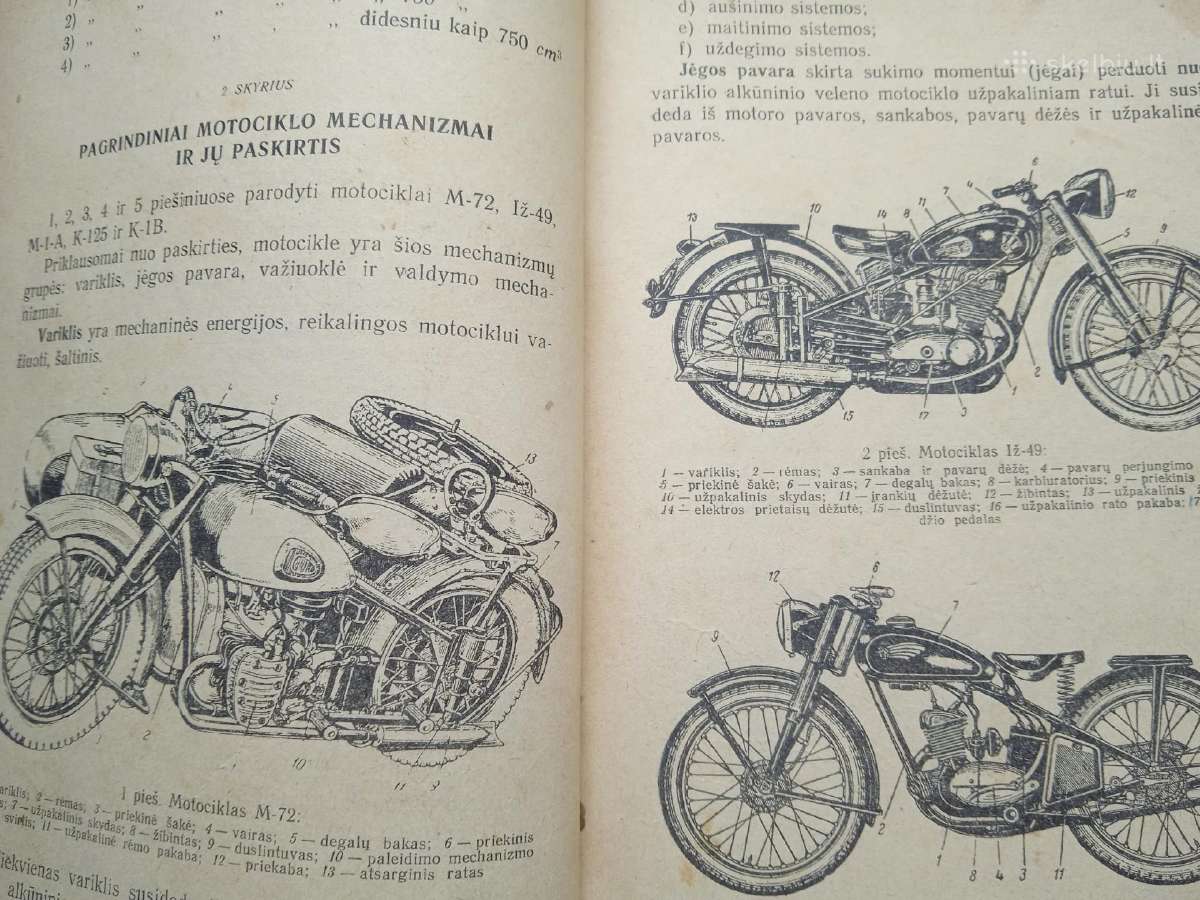 Knyga "Motociklai" - nuotraukos Nr. 3