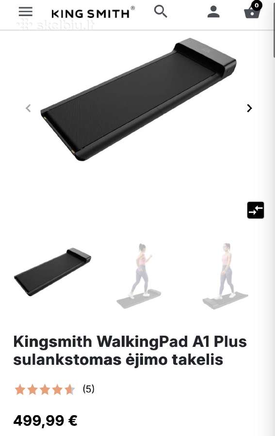 Kingsmith Walkingpad A1 ėjimo takelis