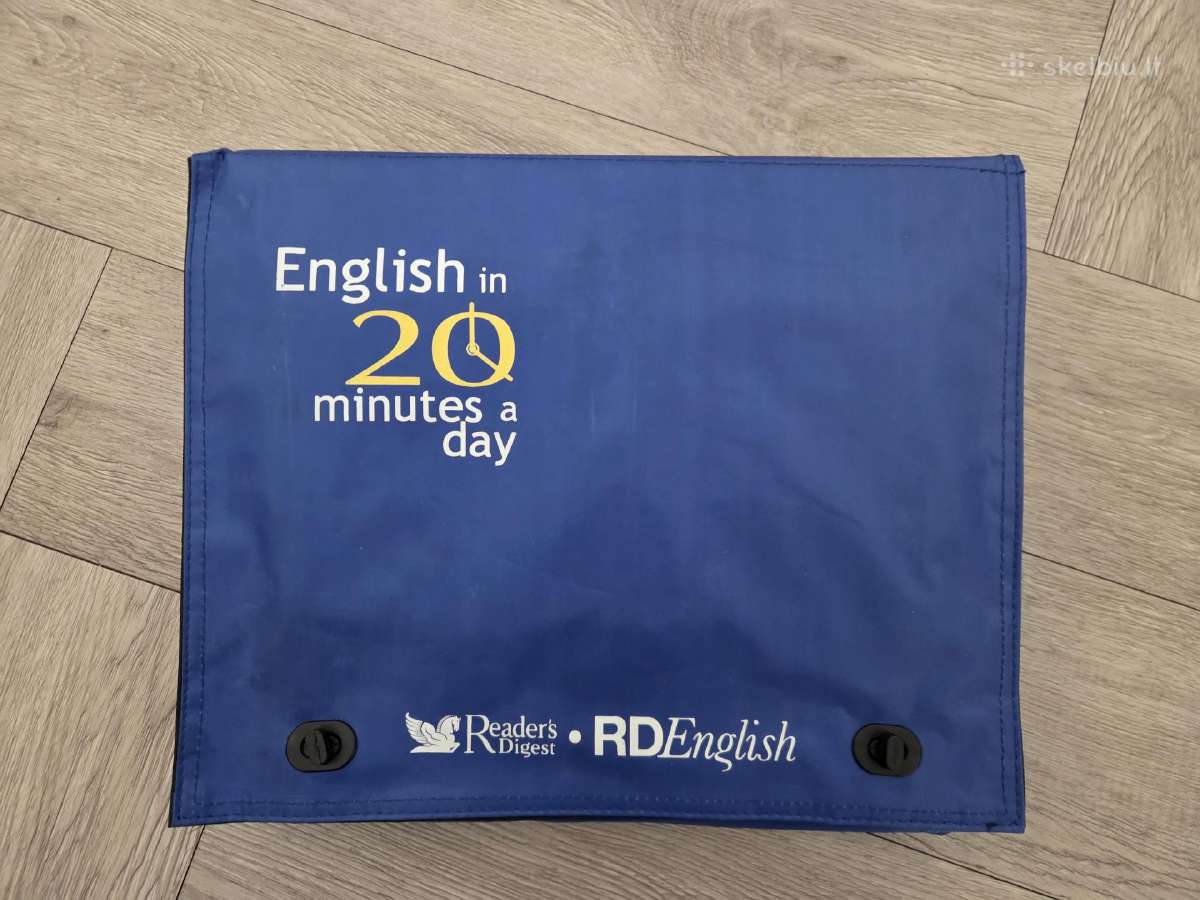 English in 20 Minutes a Day - naujas, neišpakuotas