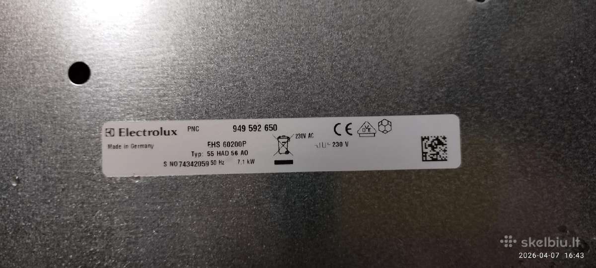 Parduodu kaitlente Electrolux - nuotraukos Nr. 7