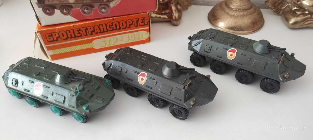 Sovjetiniu Tanku 1:43 Modeliukai is metalo